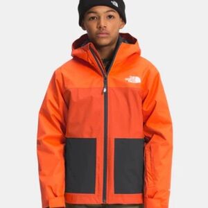The North Face Vibrant Orange and Black Jacket
